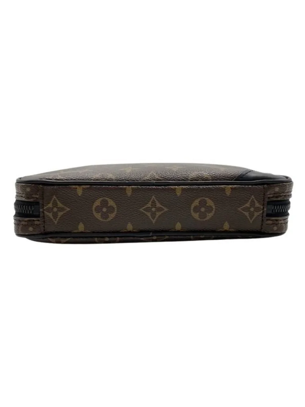 Louis Vuitton Shoulder Bag Utility Front Brown Black Monogram